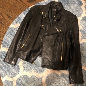 Victoria's Secret Black Leather Jacket